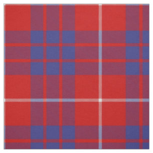 Clan Hamilton Red Tartan Fabric