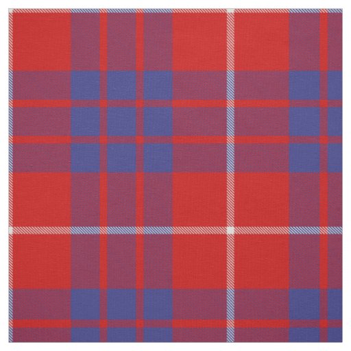 Clan Hamilton Red Tartan Fabric