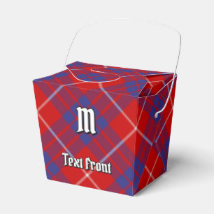 Clan Hamilton Red Tartan Favor Box