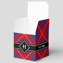 Clan Hamilton Red Tartan Favor Box