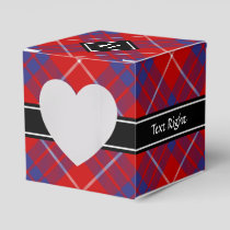 Clan Hamilton Red Tartan Favor Box