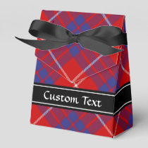 Clan Hamilton Red Tartan Favor Box
