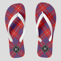 Clan Hamilton Red Tartan Flip Flops