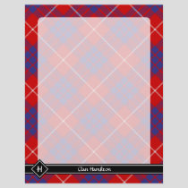 Clan Hamilton Red Tartan Flyer