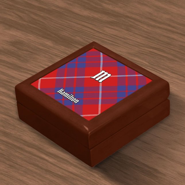 Clan Hamilton Red Tartan Gift Box (Creator Uploaded)