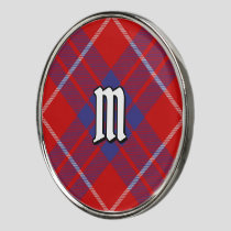 Clan Hamilton Red Tartan Golf Ball Marker
