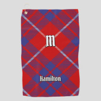 Clan Hamilton Red Tartan Golf Towel