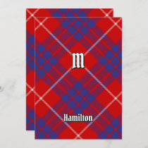 Clan Hamilton Red Tartan Invitation
