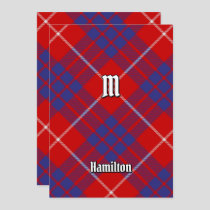 Clan Hamilton Red Tartan Invitation