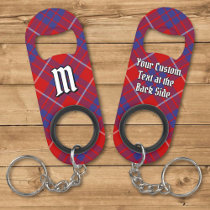 Clan Hamilton Red Tartan Keychain Bottle Opener