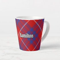 Clan Hamilton Red Tartan Latte Mug