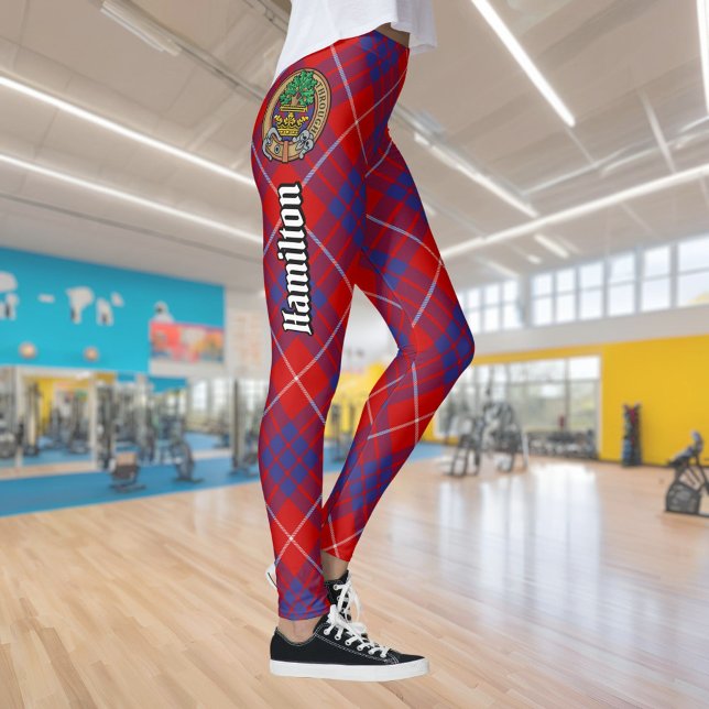 Clan Hamilton Red Tartan Leggings (Creator Uploaded)