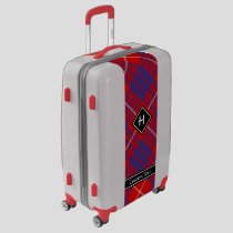 Clan Hamilton Red Tartan Luggage