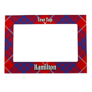 Clan Hamilton Red Tartan Magnetic Frame