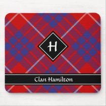 Clan Hamilton Red Tartan Mouse Pad
