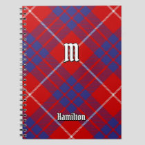 Clan Hamilton Red Tartan Notebook