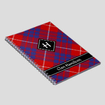 Clan Hamilton Red Tartan Notebook