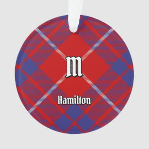Clan Hamilton Red Tartan Ornament