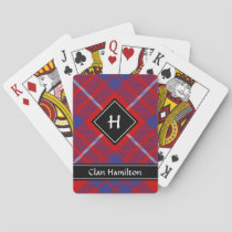 Clan Hamilton Red Tartan Playing Cards