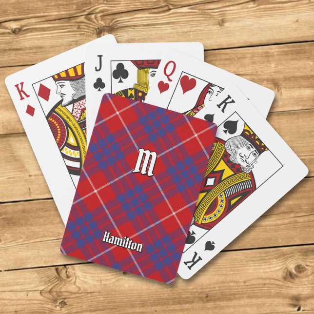 Clan Hamilton Red Tartan Playing Cards (Creator Uploaded)