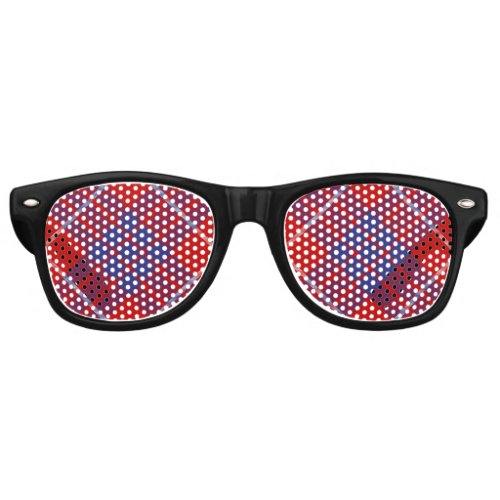 Clan Hamilton Red Tartan Retro Sunglasses