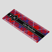 Clan Hamilton Red Tartan Ruler