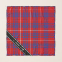 Clan Hamilton Red Tartan Scarf