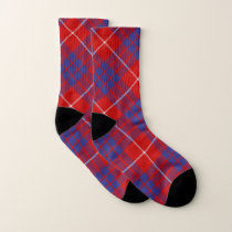 Clan Hamilton Red Tartan Socks