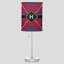 Clan Hamilton Red Tartan Table Lamp