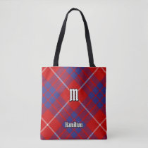 Clan Hamilton Red Tartan Tote Bag