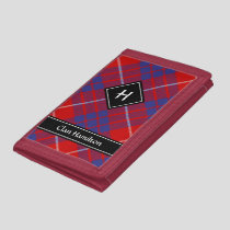 Clan Hamilton Red Tartan Trifold Wallet