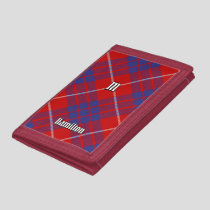 Clan Hamilton Red Tartan Trifold Wallet