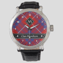 Clan Hamilton Red Tartan Watch