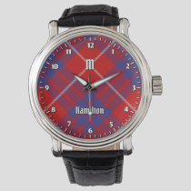 Clan Hamilton Red Tartan Watch