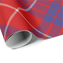 Clan Hamilton Red Tartan Wrapping Paper