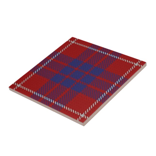 Clan Hamilton Scottish Expressions Tartan Tile (Side)