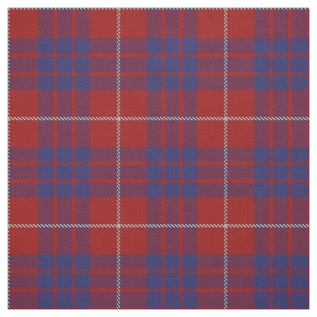 Clan Hamilton Scottish Tartan Plaid Fabric (Swatch)