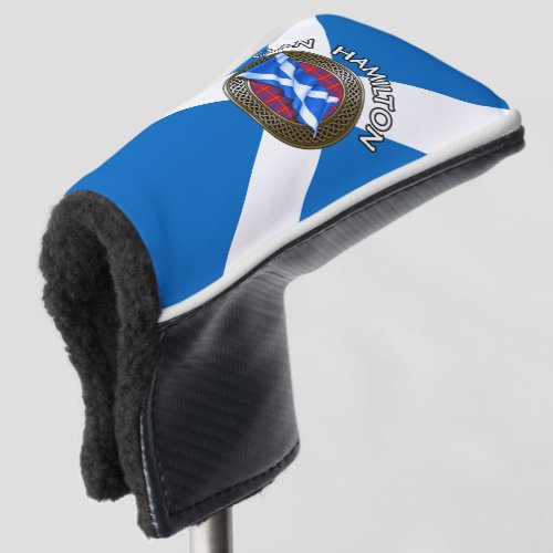 Clan Hamilton Tartan Knot  Flag Golf Head Cover