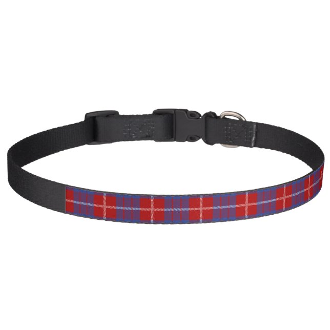 Clan Hamilton Tartan Pet Collar (Front)