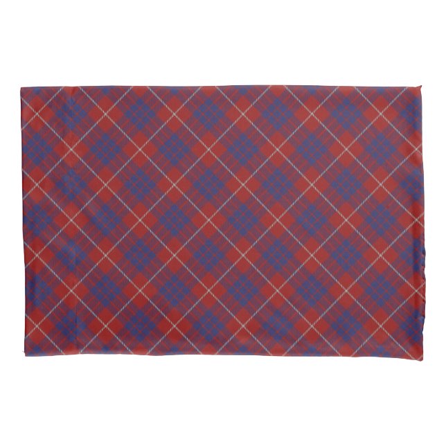 Clan Hamilton Tartan Scottish Celebration Pillow Case (Front)