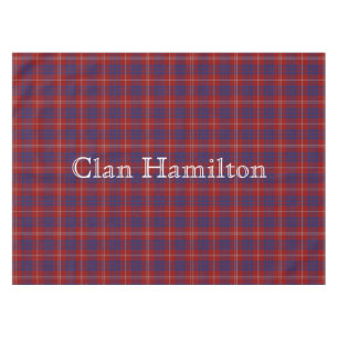 Clan Hamilton Tartan Tablecloth