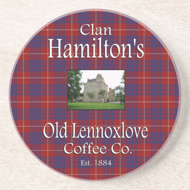 Clan Hamilton's Old Lennoxlove Coffee Co. Coaster (Front)