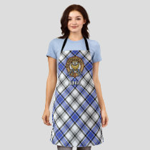 Clan Hannay Crest over Tartan Apron