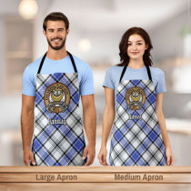 Clan Hannay Crest over Tartan Apron