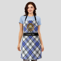 Clan Hannay Crest over Tartan Apron