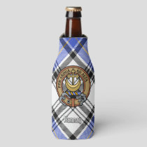 Clan Hannay Crest over Tartan Bottle Cooler