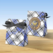 Clan Hannay Crest over Tartan Favor Boxes