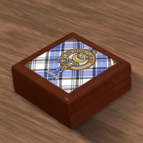Clan Hannay Crest over Tartan Gift Box