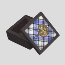 Clan Hannay Crest over Tartan Gift Box