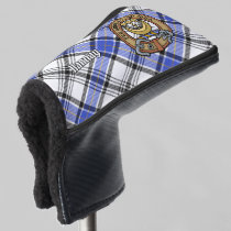 Clan Hannay Crest over Tartan Golf Head Cover